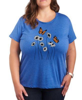 Wildflower Garden Plus Size Graphic T-Shirt Product Image