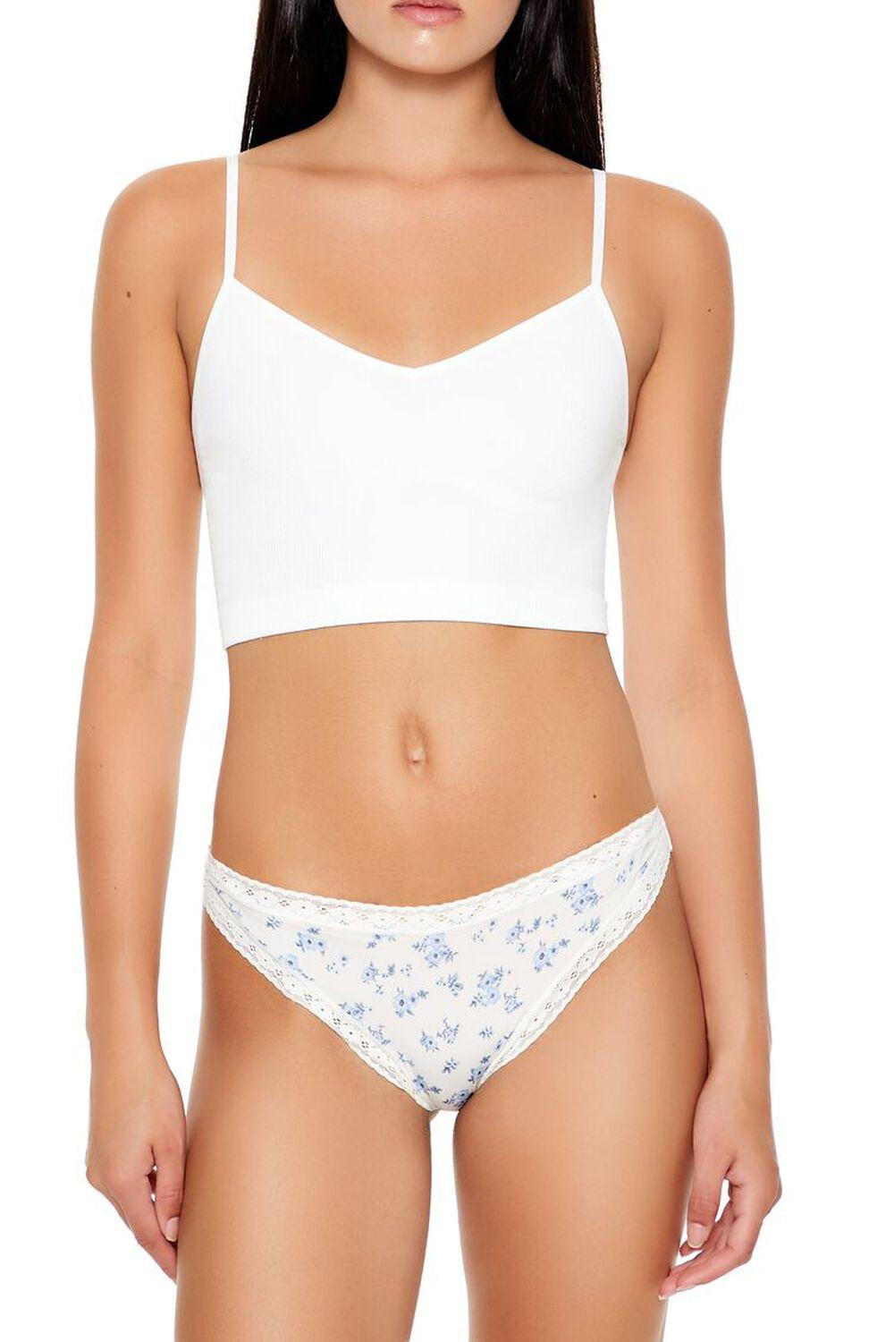 Floral Print Bikini Panties | Forever 21 Product Image