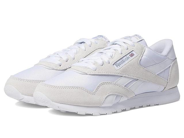 Womens Reebok Classic Nylon Athletic Shoe - Chalk / White Product Image