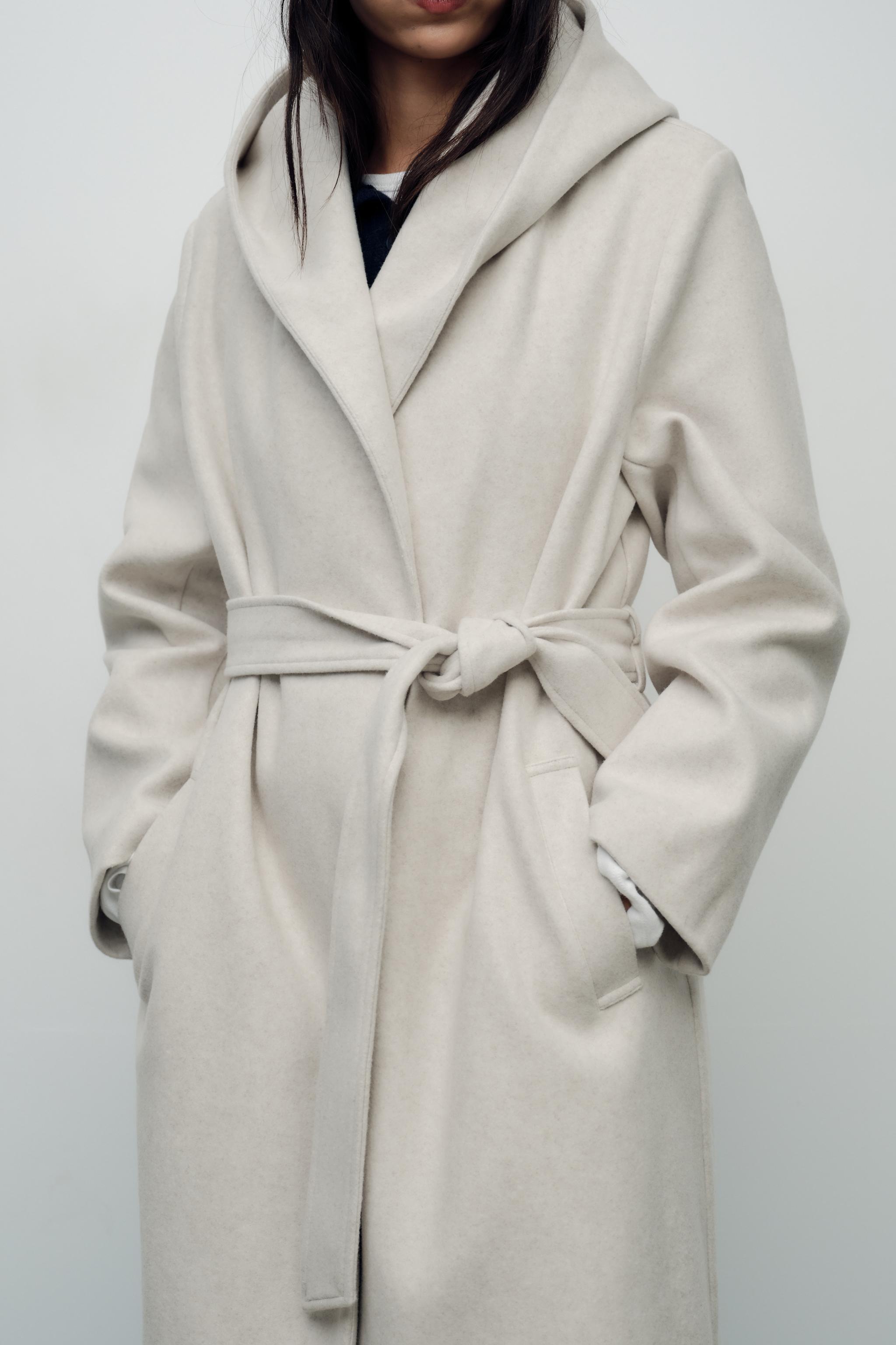 SOFT HOODED COAT Product Image