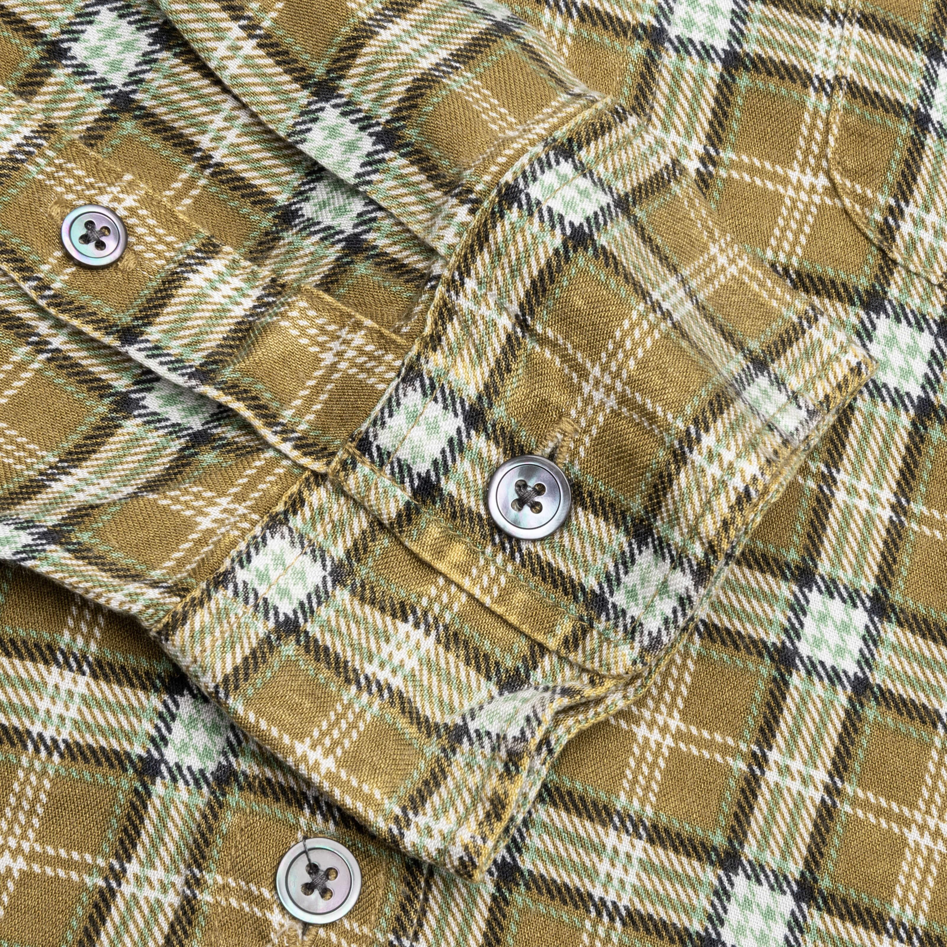 Matthew Plaid Shirt - Gold Male Product Image