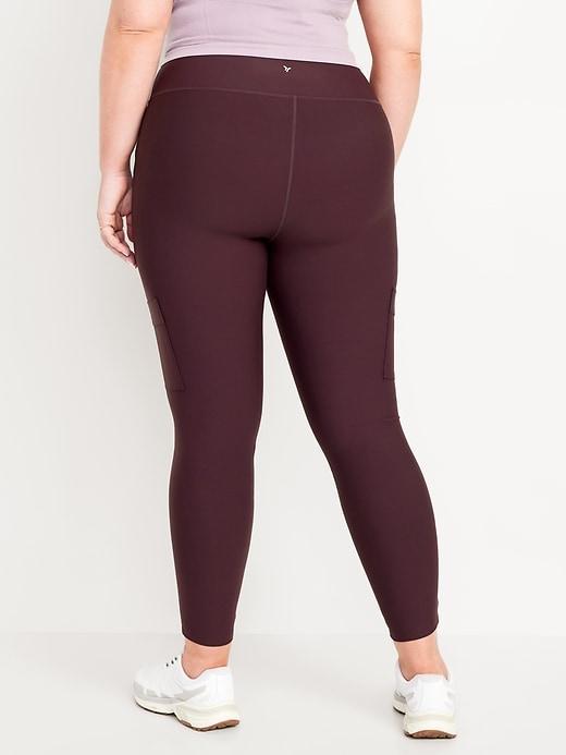 High-Waisted PowerSoft Cargo 7/8 Leggings Product Image