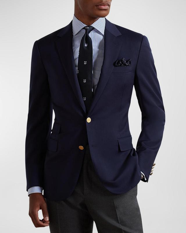 Men's Gregory Hand-Tailored Wool Serge Blazer Product Image