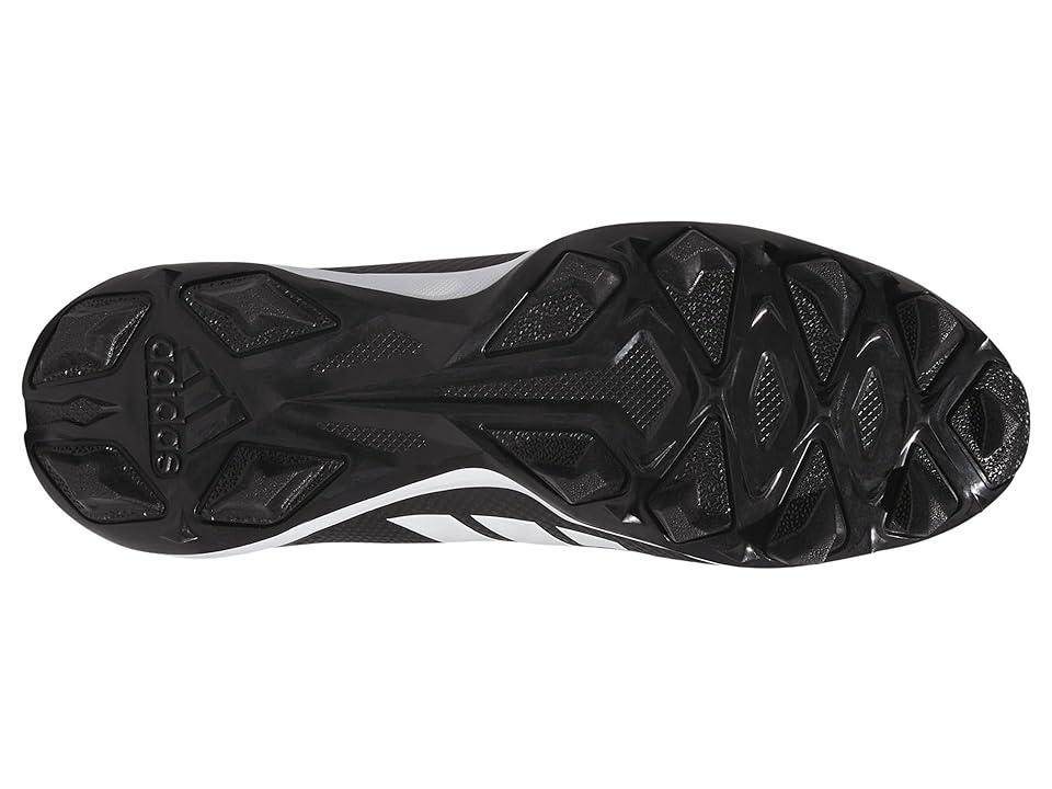 adidas adizero Impact Spark Mid White/Black) Men's Shoes Product Image