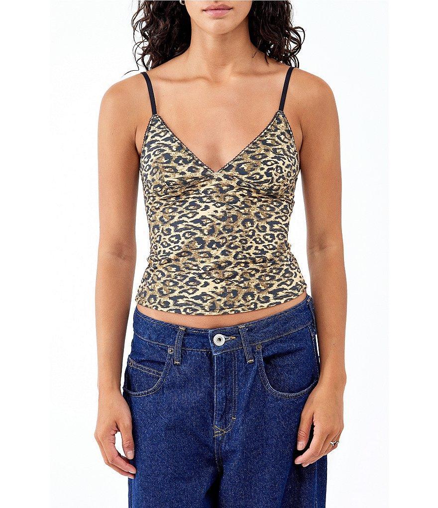 BDG Urban Outfitters Taime Leopard Print Camisole Product Image