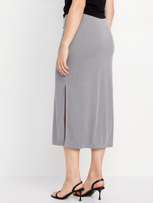 Ribbed Maxi Skirt Product Image