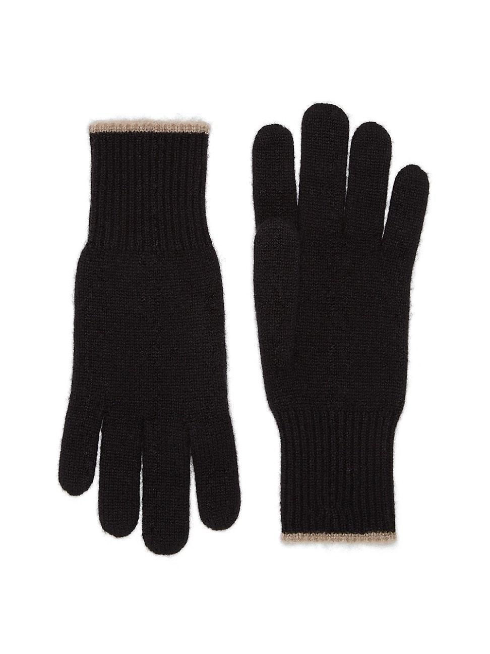 Mens Cashmere Knit Gloves Product Image