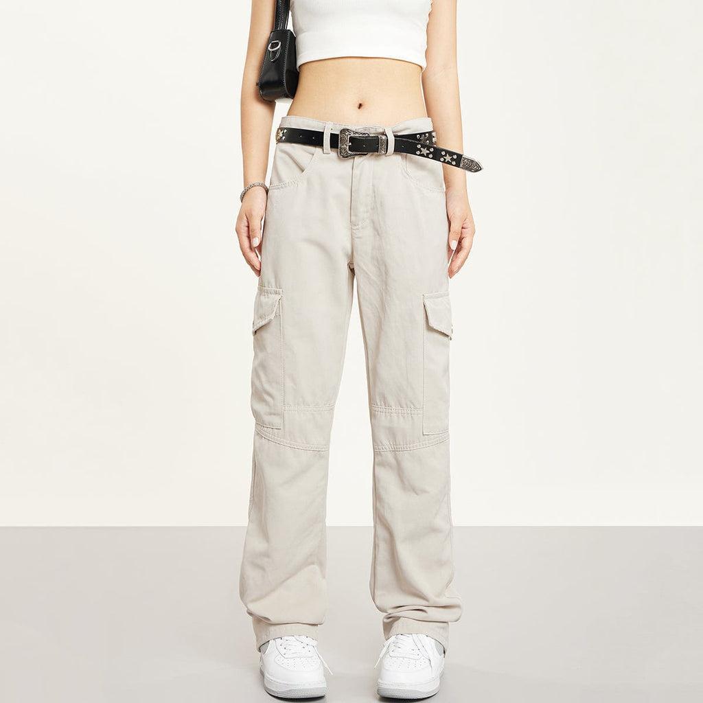 RTK (W) No. 1404 MULTI-POCKET STRAIGHT CASUAL PANTS Product Image