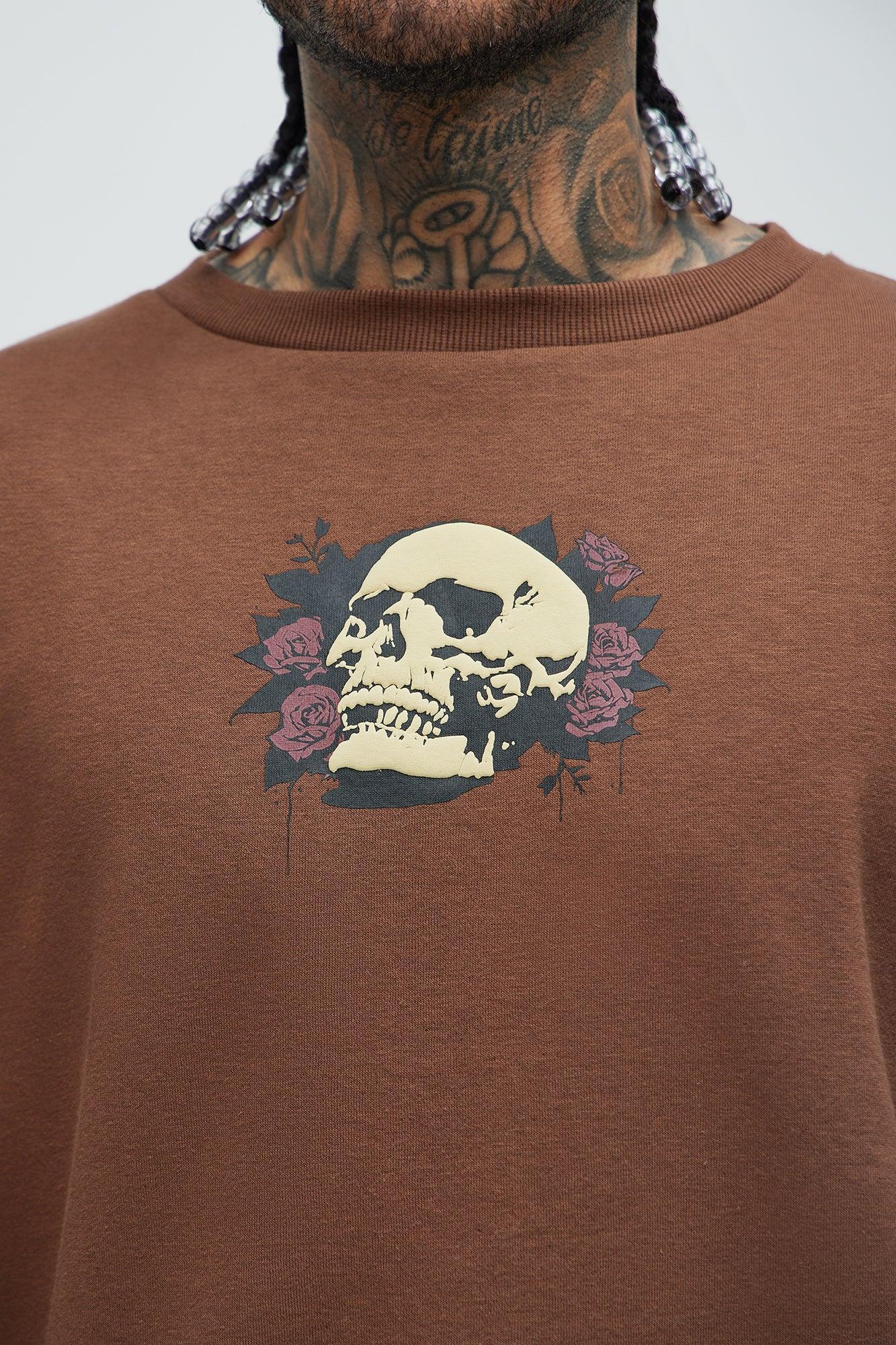 Not For Everyone Crew Neck Sweater - Brown Product Image