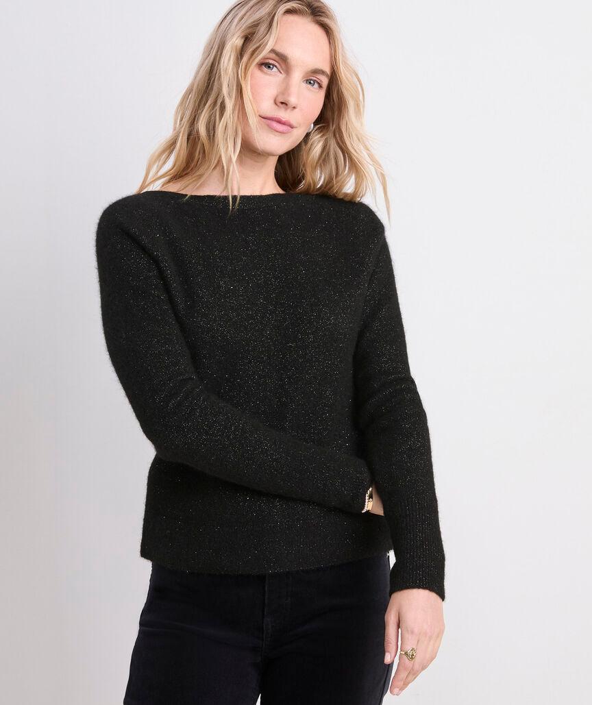 Velvet Bow Back Sweater Product Image