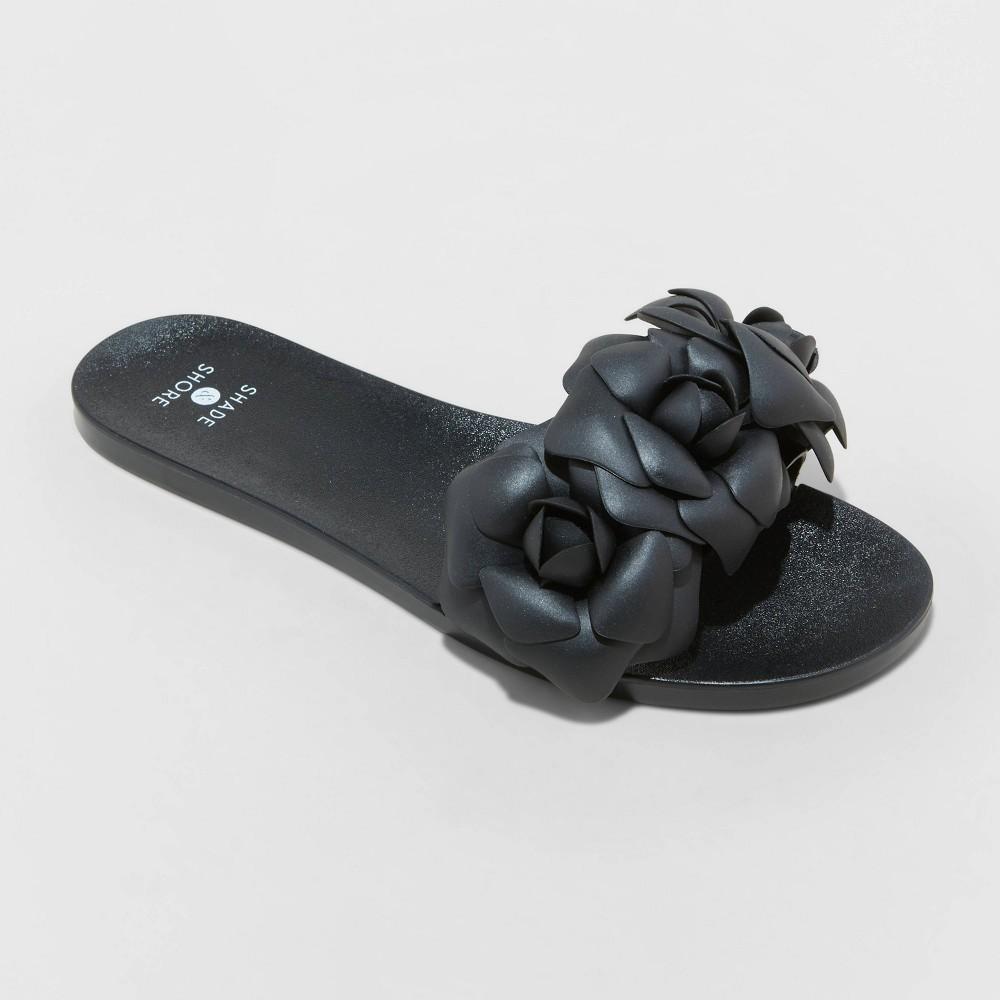 Womens Mallory Jelly Sandals - Shade & Shore Black 9 Product Image