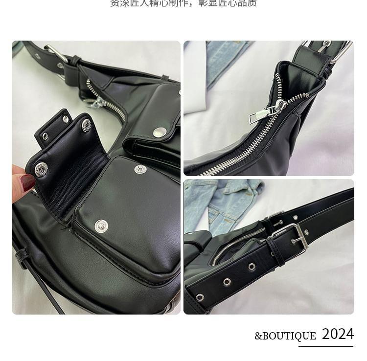 Flap Studded Shoulder Bag Product Image