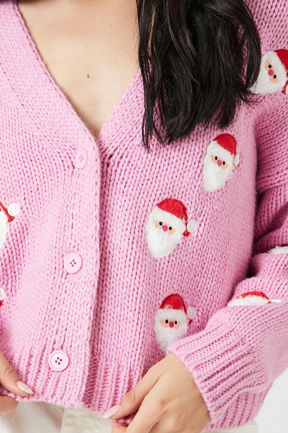 Santa Patch Cardigan Sweater | Forever 21 Product Image