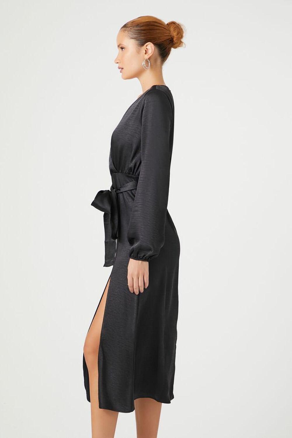 Satin Maxi Wrap Dress | Forever 21 Product Image