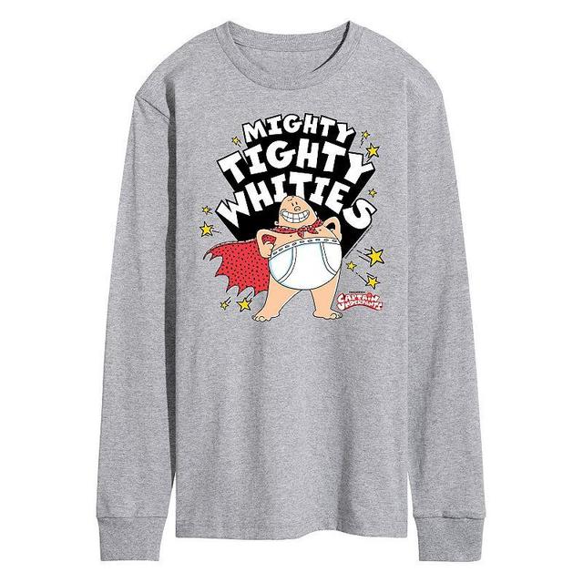 Mens Captain Underpants Tighty Whities Long Sleeve Graphic Tee Product Image