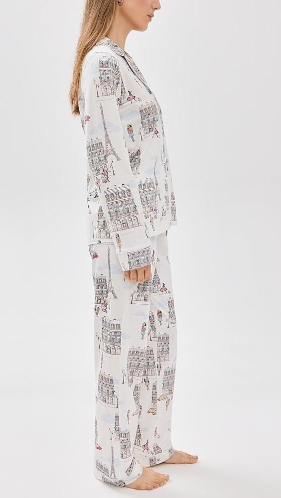 BedHead PJs Cotton Knit Long Sleeve Long PJ Set | Shopbop Product Image