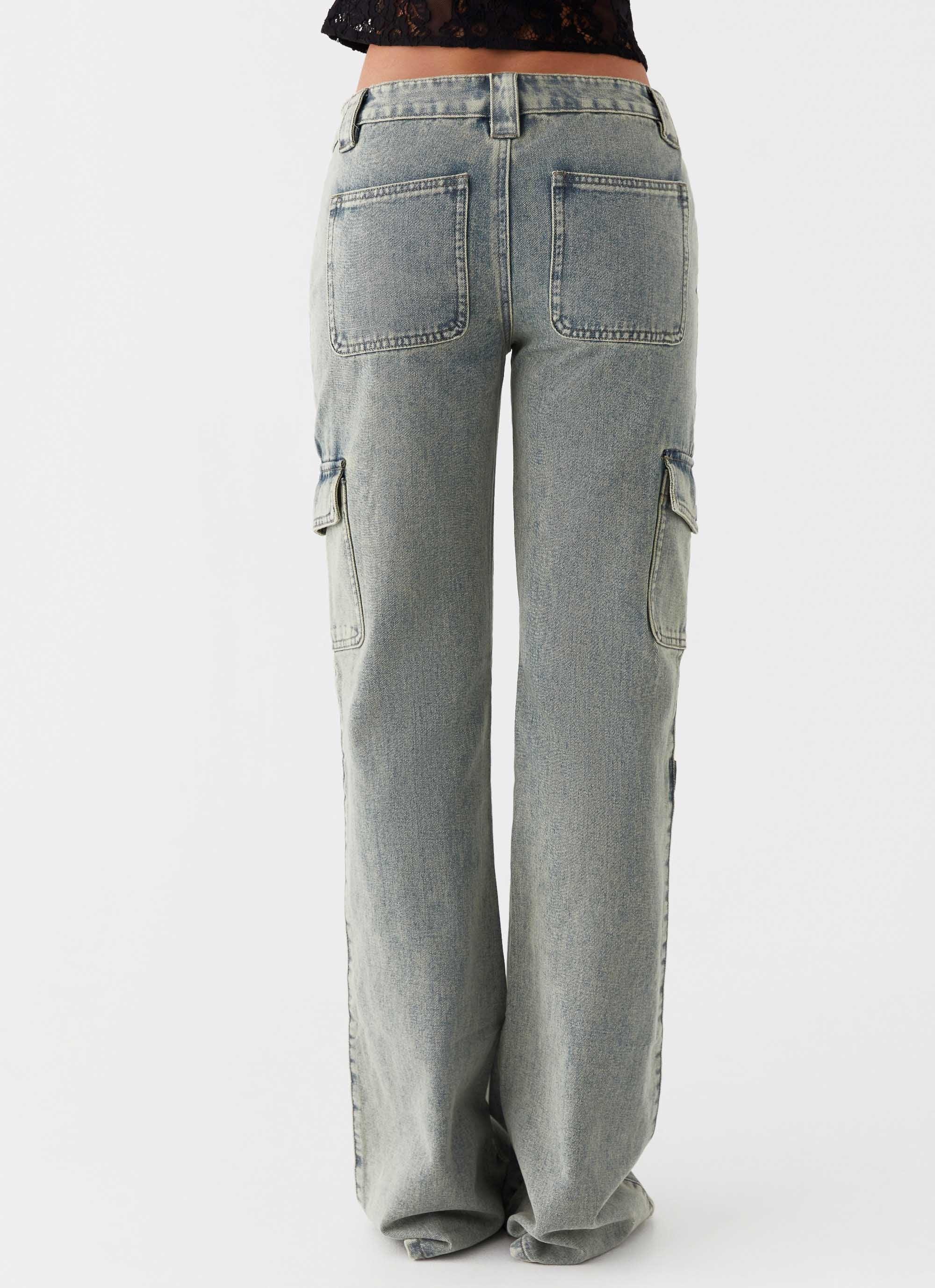 Zephee Flare Jeans - Washed Denim Product Image