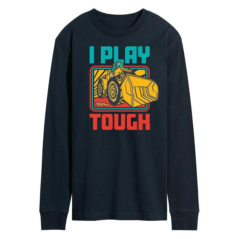 Mens Tonka Play Tough Long Sleeve Graphic Tee Blue Product Image