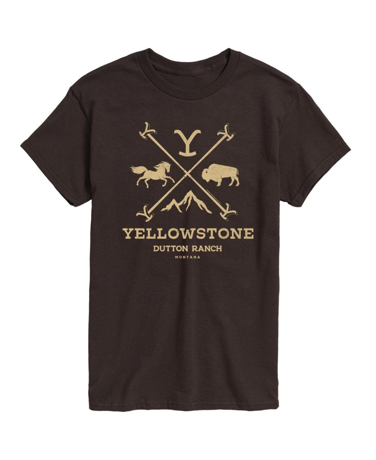 Big & Tall Yellowstone Iron Logo Graphic Tee, Mens Product Image