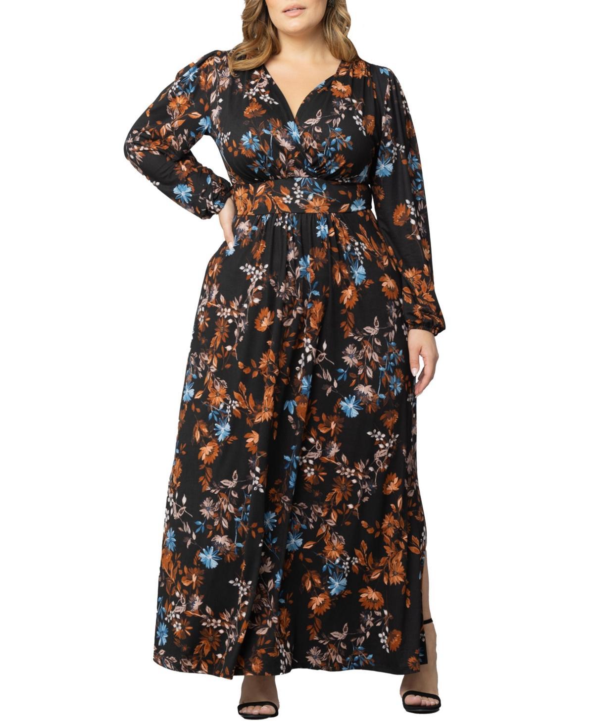 Kiyonna Kelsey Long Sleeve Maxi Dress Product Image