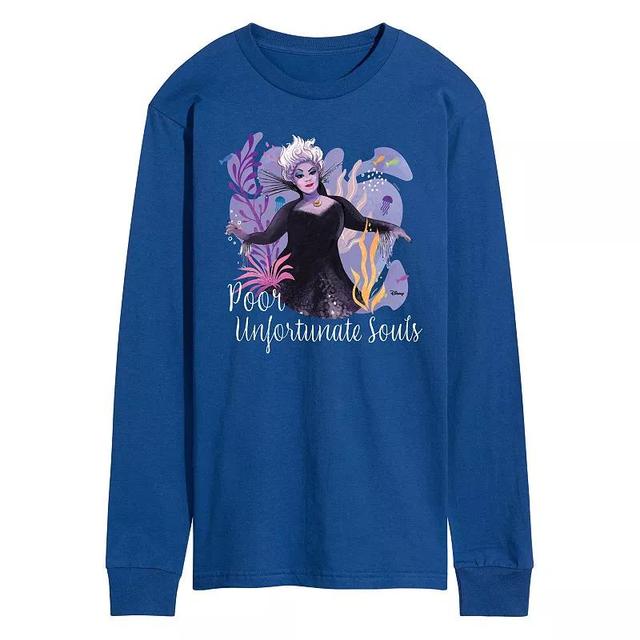 Disneys The Little Mermaid Mens Poor Unfortunate Soul Graphic Tee Blue Product Image