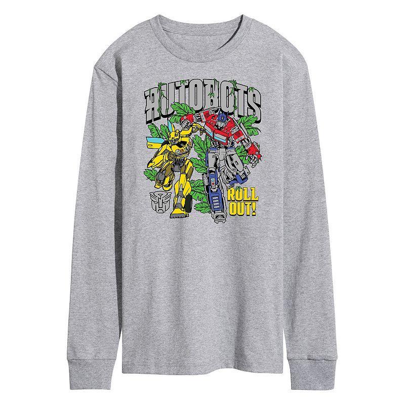 Mens Transformers Autobots Roll Out Long Sleeve Graphic Tee Black Product Image