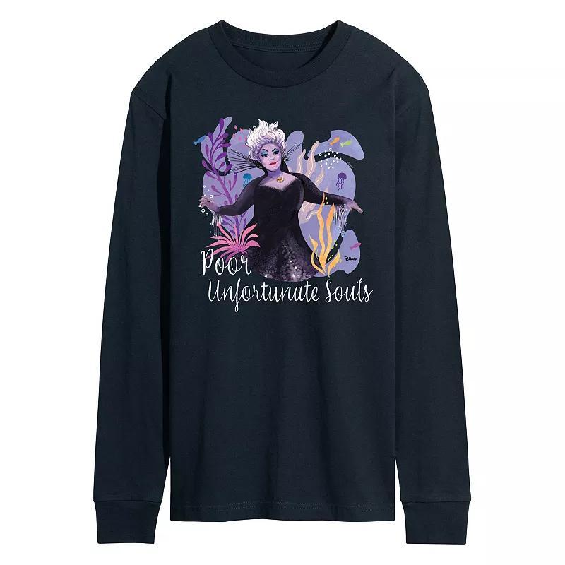 Disneys The Little Mermaid Mens Poor Unfortunate Soul Graphic Tee Blue Product Image