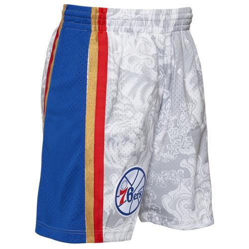 Mitchell & Ness Mens Mitchell & Ness 76ers CNY Shorts - Mens Product Image