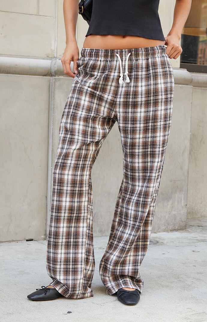 John Galt Womens Plaid Anastasia Sweatpants Product Image