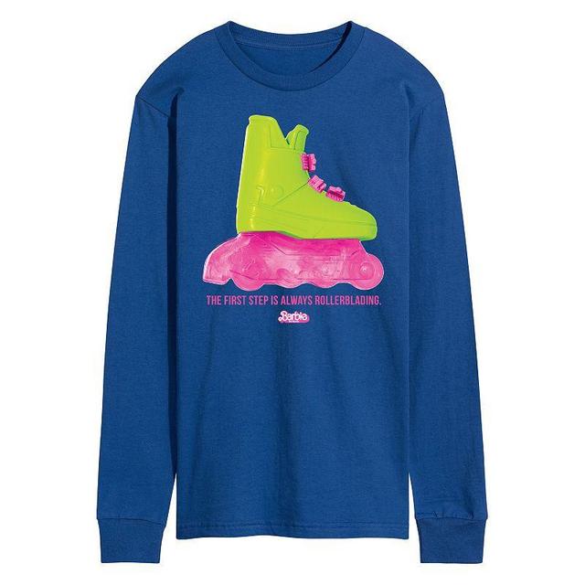 Mens Barbie Theatrical Rollerblading Long Sleeve Graphic Tee Product Image