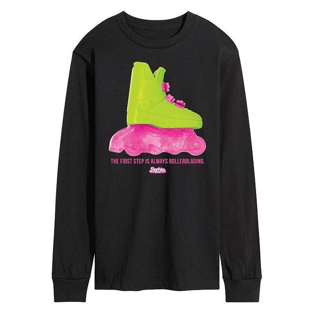 Mens Barbie Theatrical Rollerblading Long Sleeve Graphic Tee Product Image