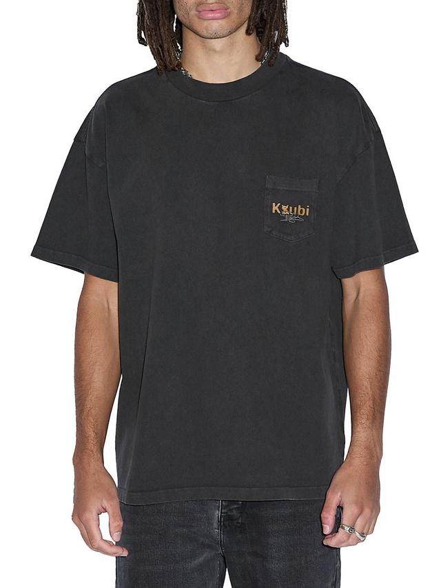 Mens Ksubi x Patty Mills Logo Cotton T-Shirt Product Image