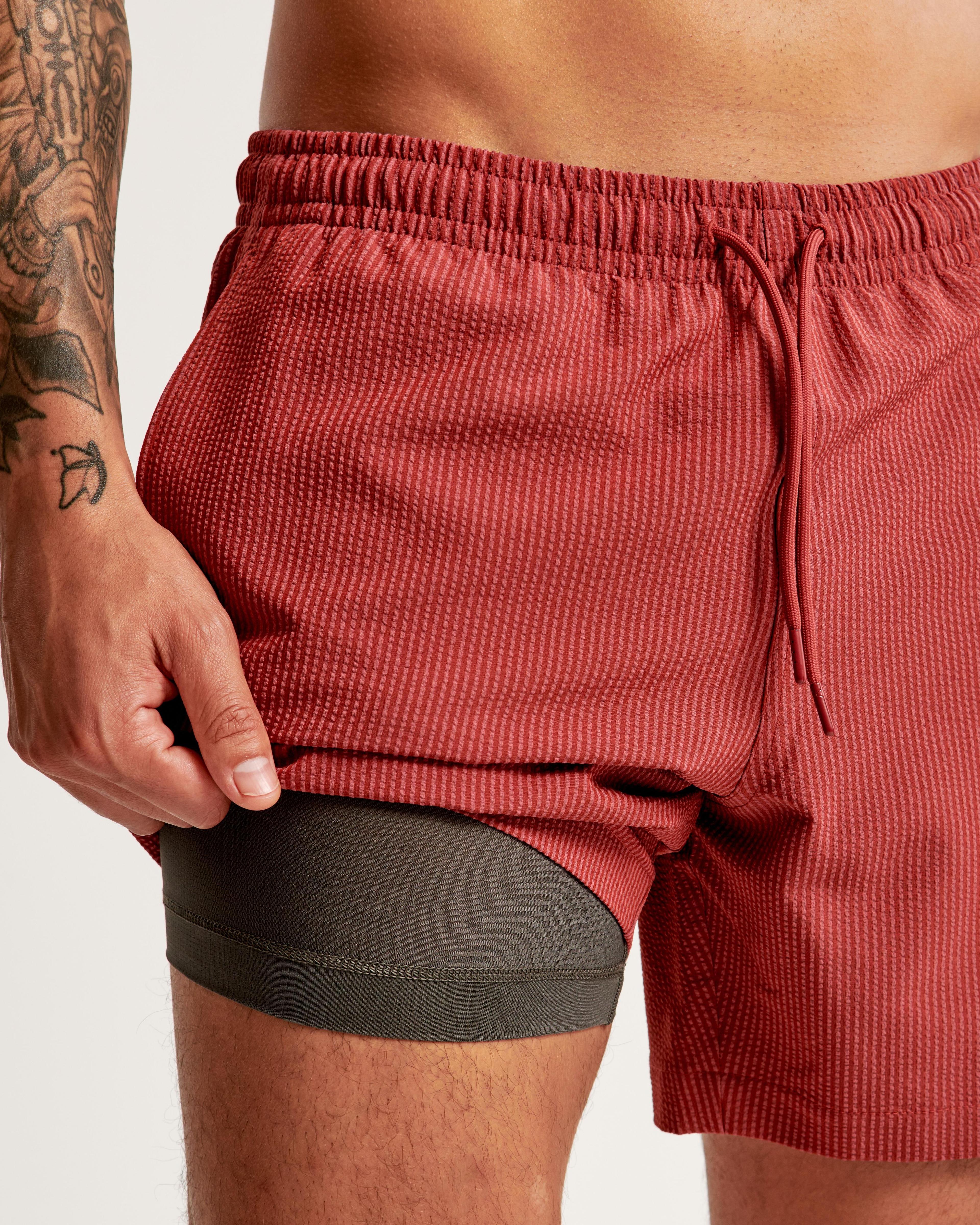 Pull-On Seersucker Swim Trunk Product Image