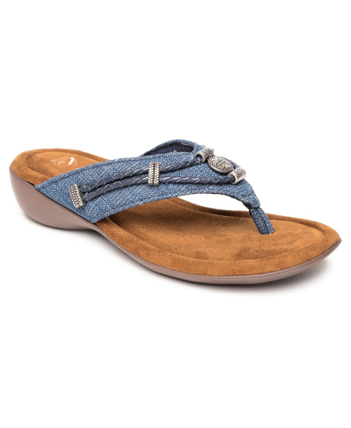 Minnetonka Womens Silverthorne 360 Thong Sandals Product Image