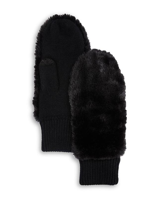 Echo Womens Cozy Faux Fur Mittens Product Image