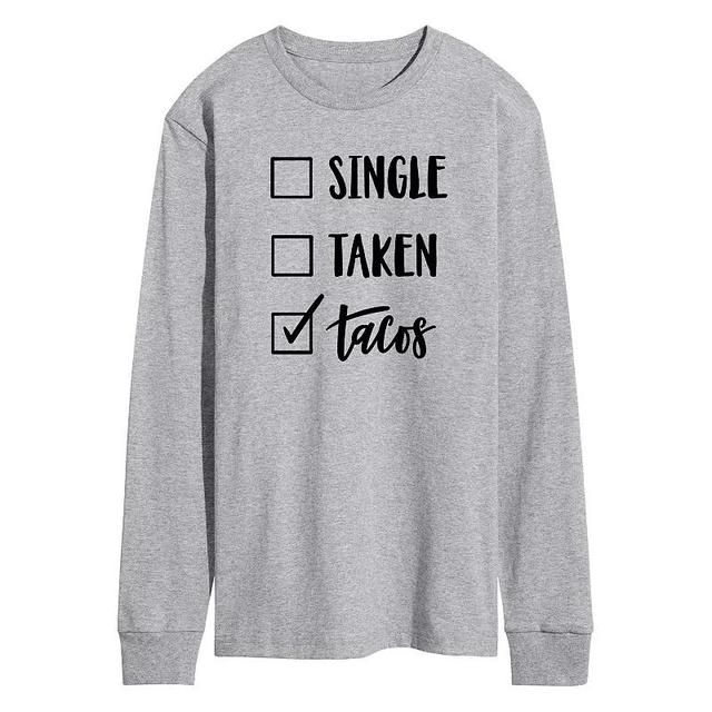 Mens Single Taken Tacos Tee Product Image