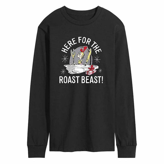 Mens Dr. Seuss The Grinch Here For The Roast Beast! Tee Product Image