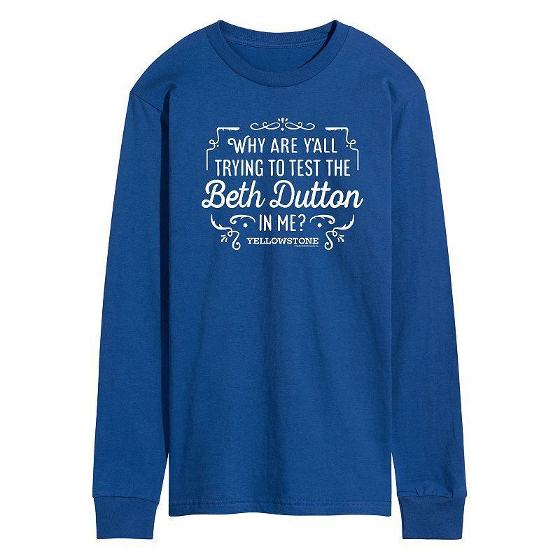 Mens Yellowstone Beth Dutton Tee Dark Grey Product Image