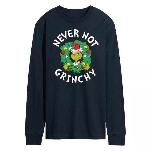 Mens Dr. Seuss Grinch Never Not Grinchy Long Sleeve Tee Product Image