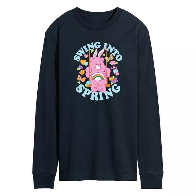 Mens Care Bears Swing Into Spring Long Sleeve Graphic Tee Product Image