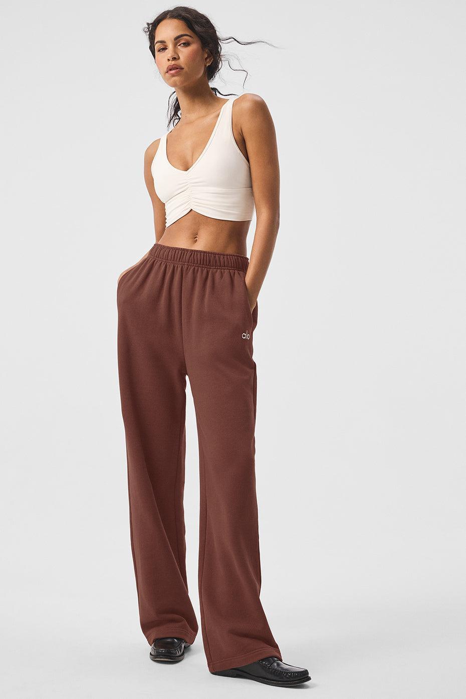 Accolade Straight Leg Sweatpant - Chestnut Female Product Image