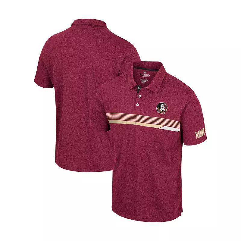 Mens Colosseum Red Houston Cougars No Problemo Polo Product Image