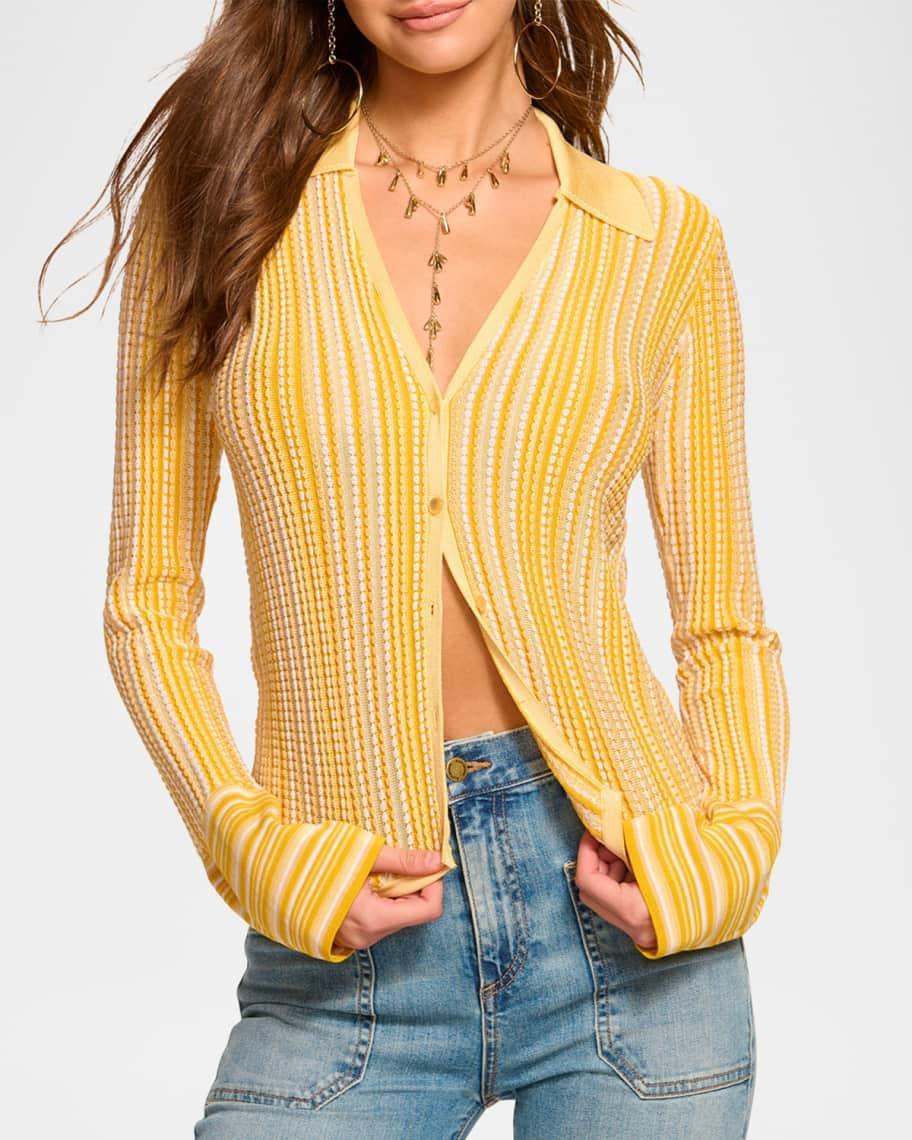 Ivana Striped Cardigan Product Image