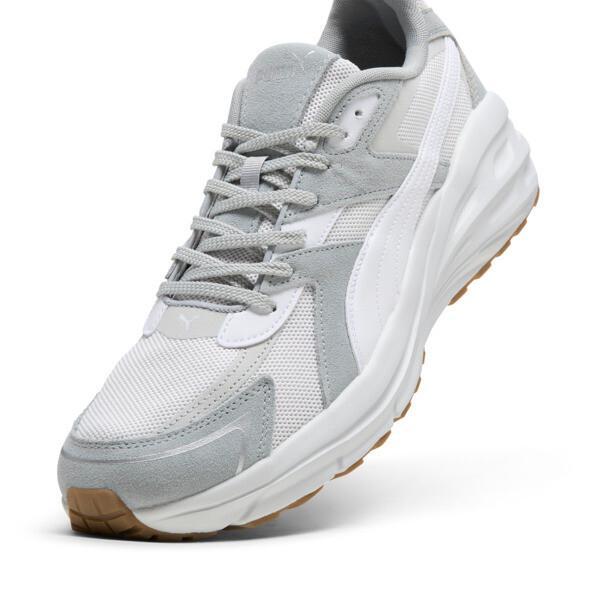 PUMA Hypnotic LS Men's Sneakers in Feather Grey/White/Cool Mid Grey Product Image