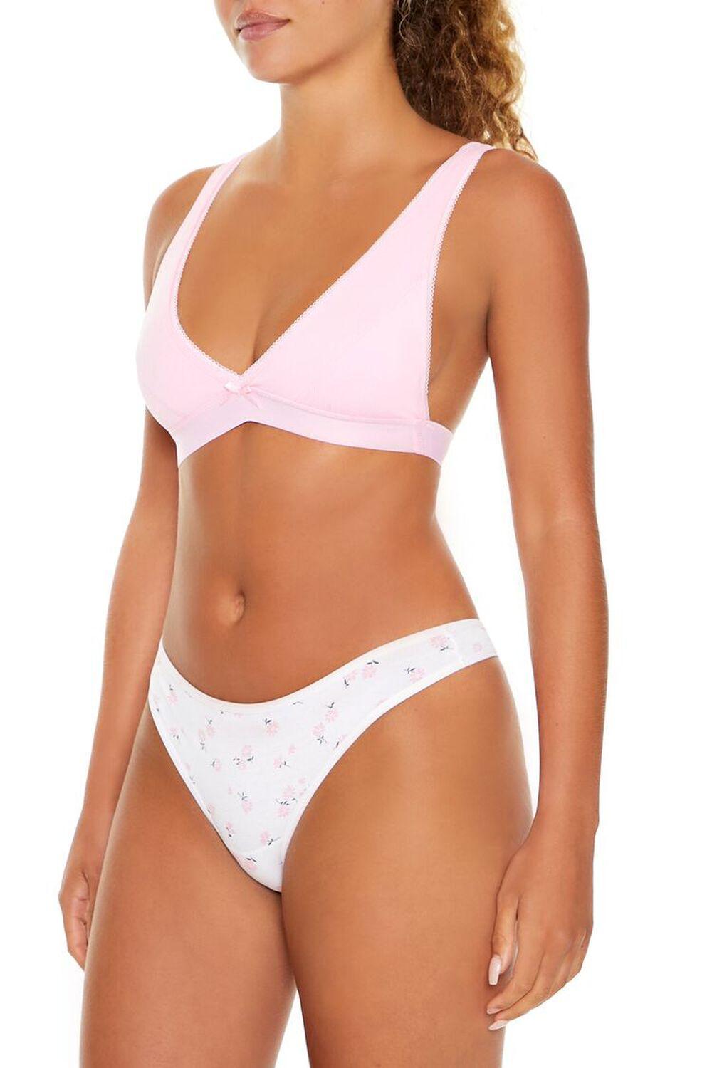 Floral Print Thong Panties | Forever 21 Product Image