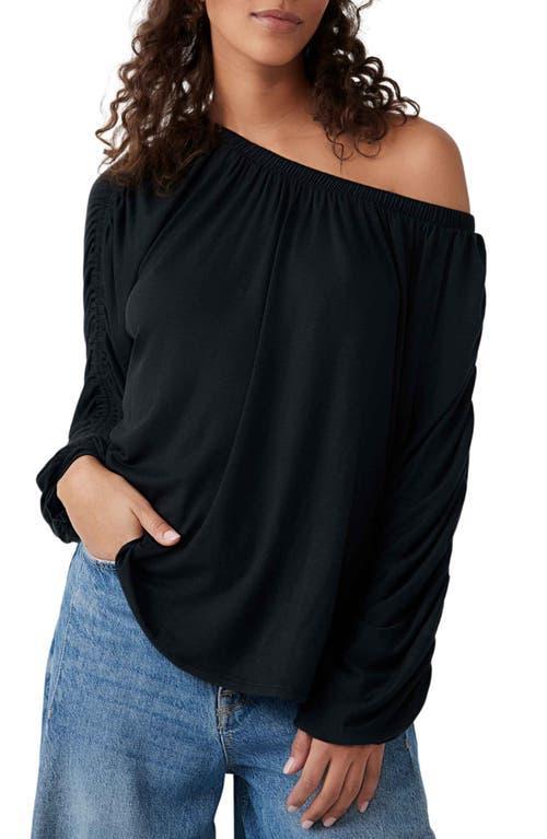 Free People Serenade One-Shoulder Long Sleeve T-Shirt Product Image