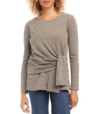 Karen Kane Drape Front Knit Top Product Image