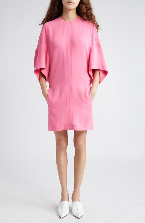 Stella McCartney Oversized Cape Sleeve Cady T-Shirt Dress Product Image