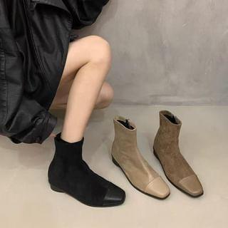 Cap Toe Short Boots Product Image