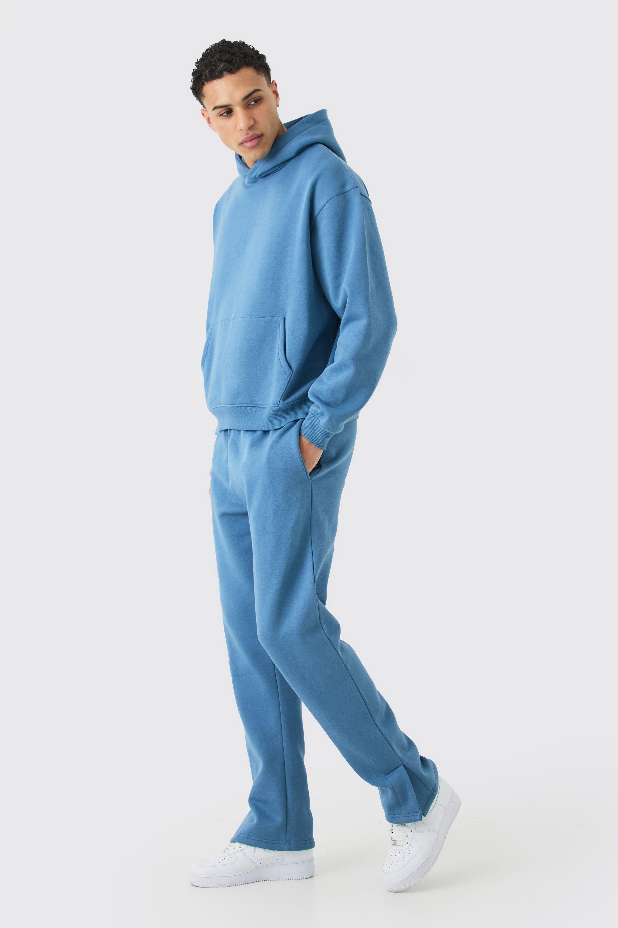 Oversized Boxy Hooded Tracksuit | boohooMAN USA Product Image